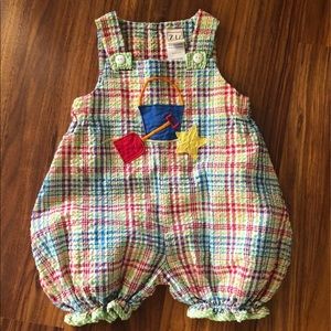 Boutique summer baby romper